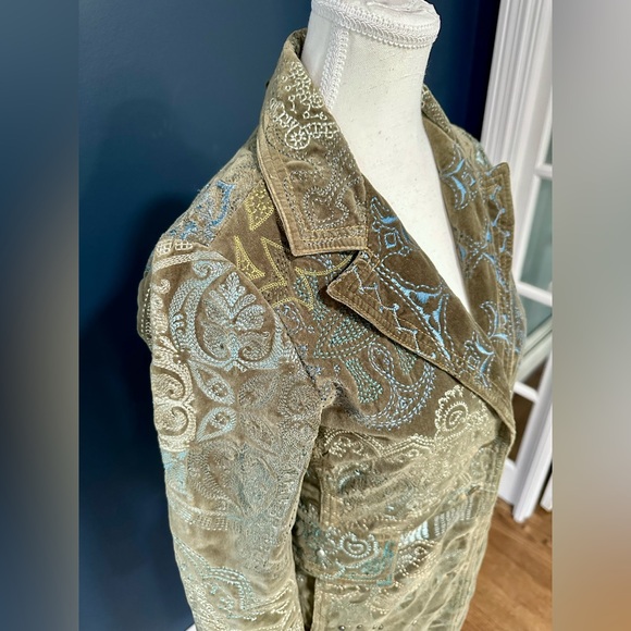 Johnny Was / Two Ten Ten Five Embroidered Duster Coat, Size XS - Picture 8 of 15